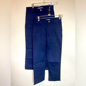 French Toast Boys School pants Size 10 Navy blue NWT 2-pack